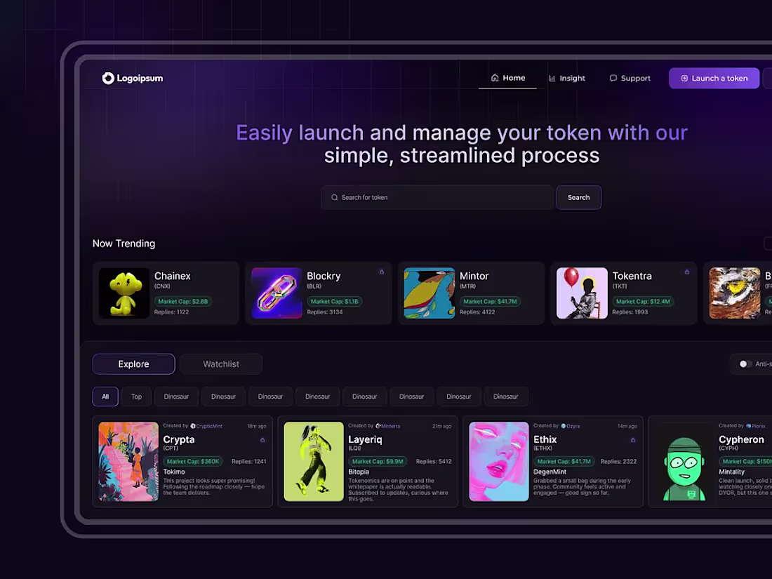 Cover image for Web3 Token Launch & Social Platform Design