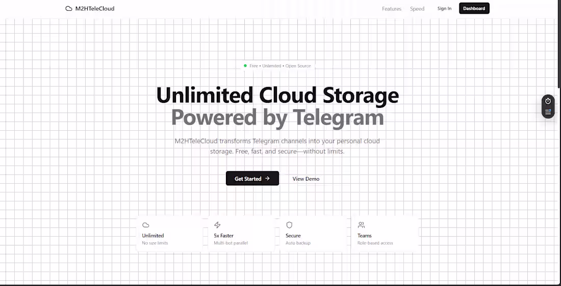 Cover image for Unlimited Cloud Storage | 🚀