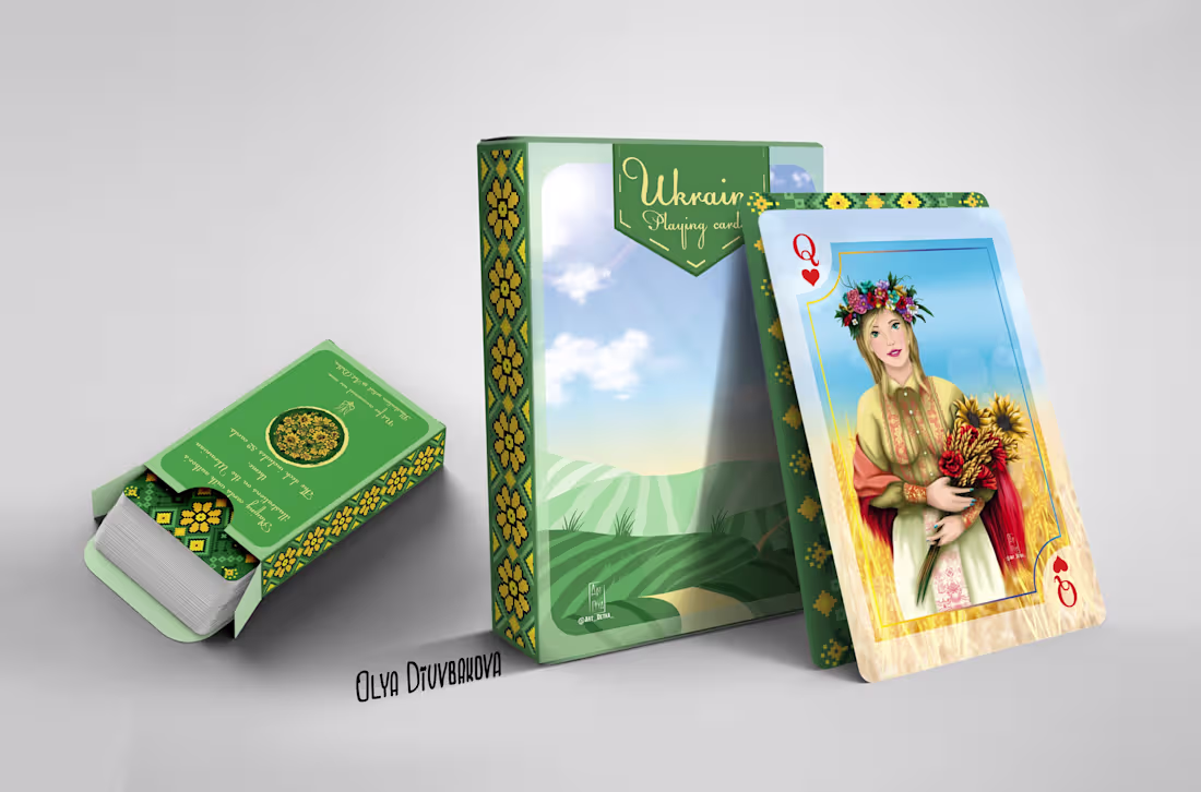 Cover image for Playing cards in Ukrainian style