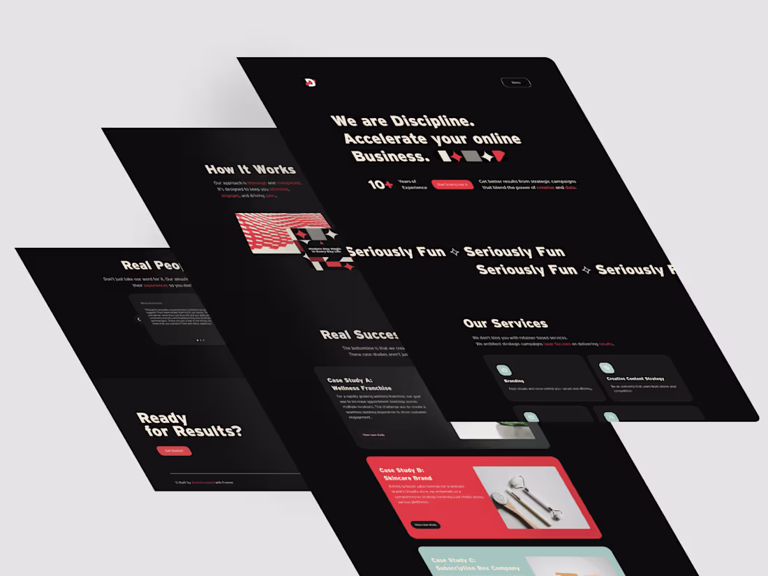 Cover image for Modernizing Website & Branding for Discipline