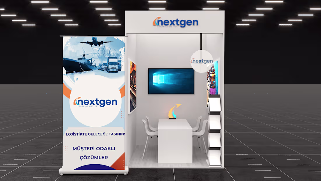 Cover image for Nextgen – Exhibition Booth Design 4m² LOGİSTİCS EXPO