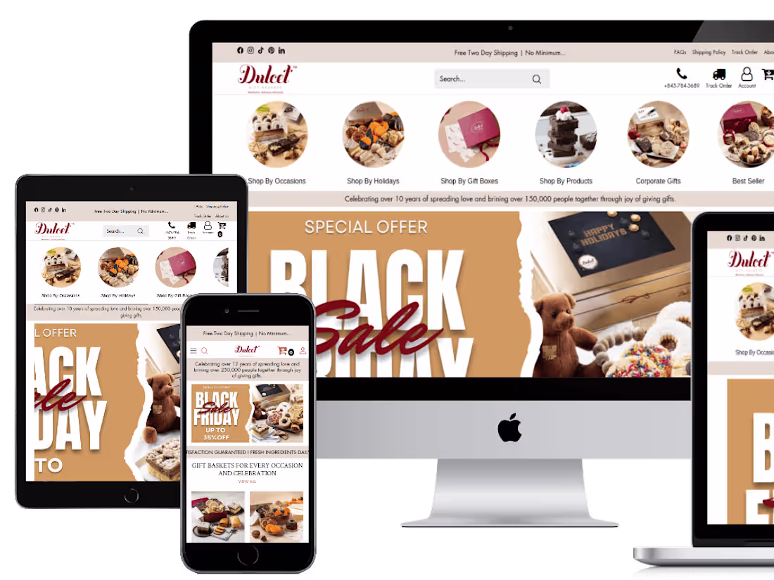 Cover image for Dulcet Gift Basket
