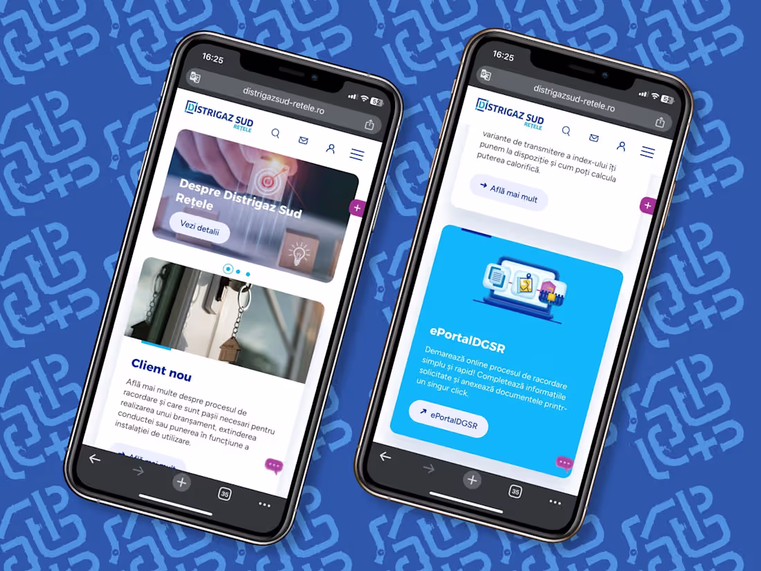 Cover image for Distrigaz – UI Design for a National Gas Distribution Platform