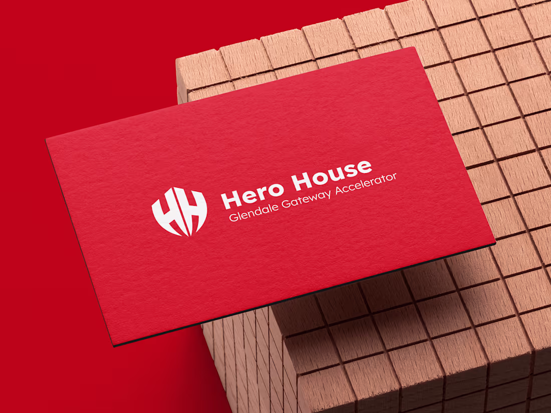 Cover image for Hero House Glendale Gateway Accelerator Logo Design & Branding
