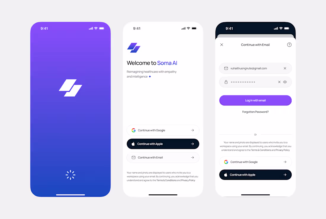 Cover image for AI Agent for Healthcare. Mobile app screen