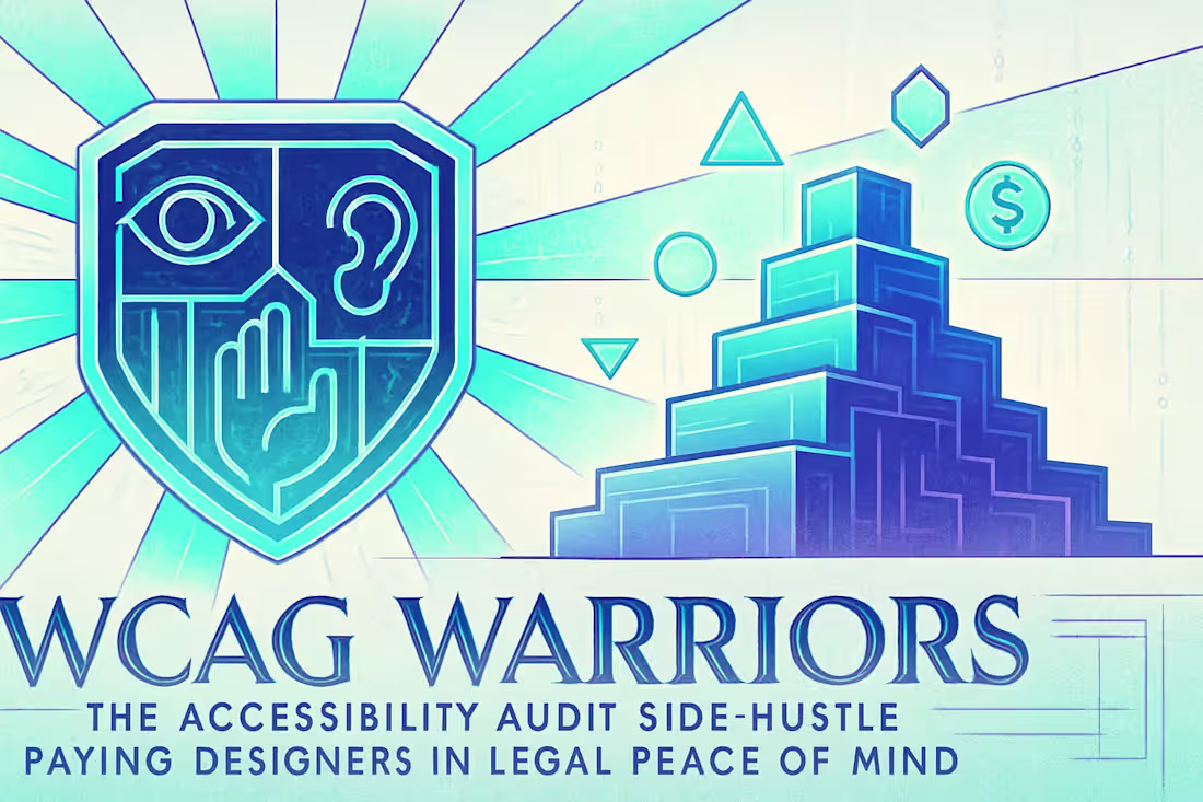 Cover image for WCAG Warriors: The Accessibility Audit Side-Hustle Paying Designers in Legal Peace of Mind