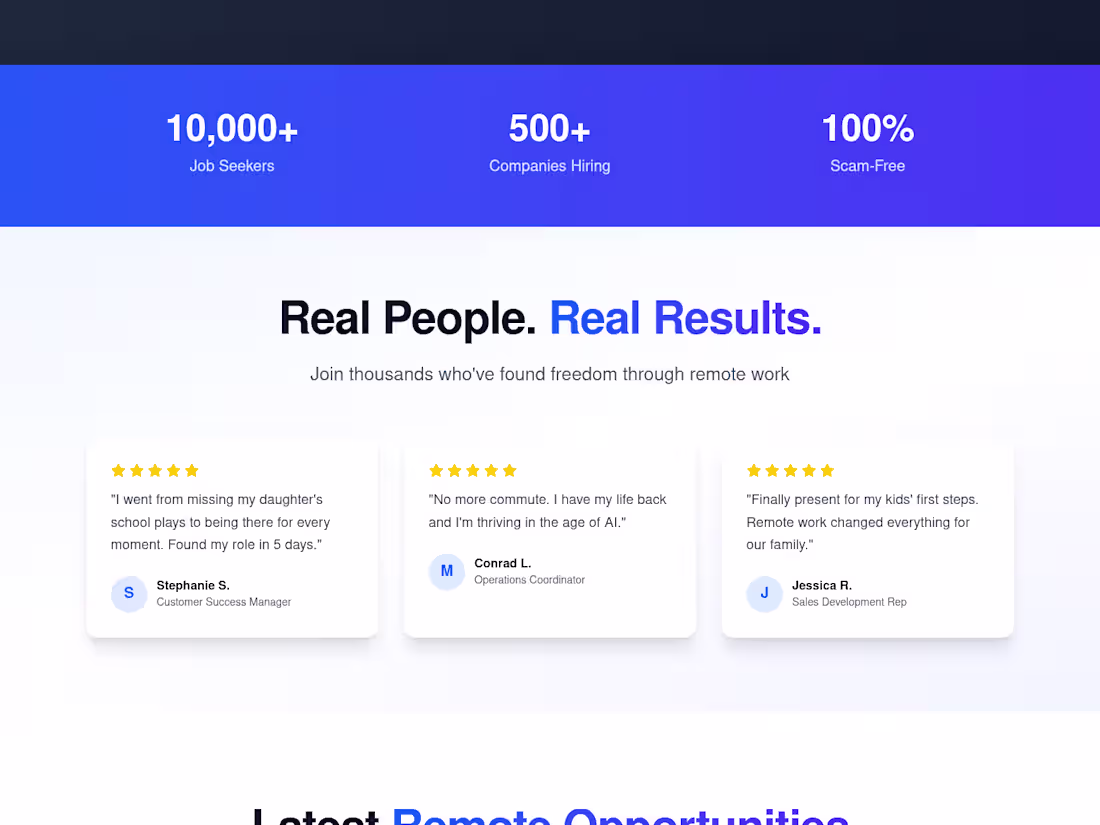 Cover image for Remote Job Assistant Job Board