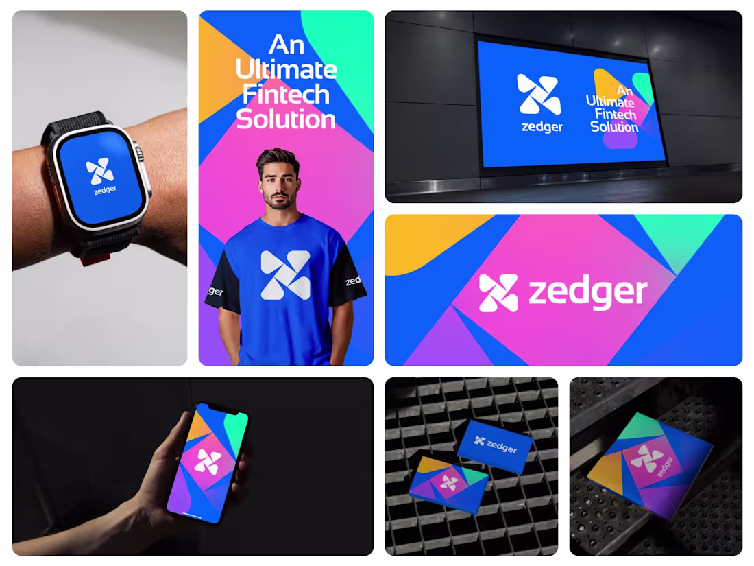 Cover image for zedger Branding- Web3 Fintech Platform