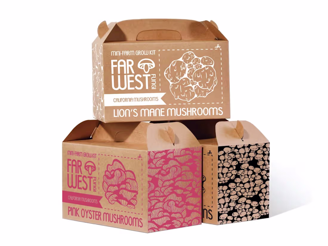 Cover image for  Far West Fungi Package Design