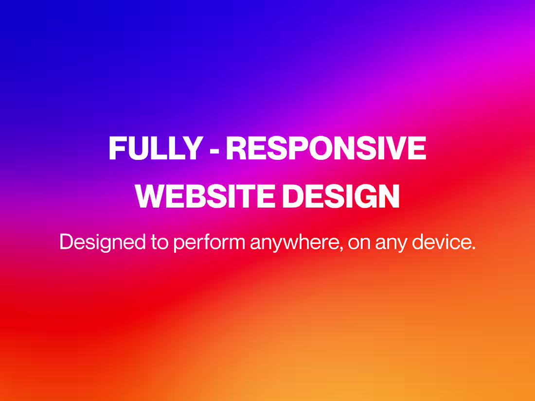 Cover image for Fully Responsive Website Design