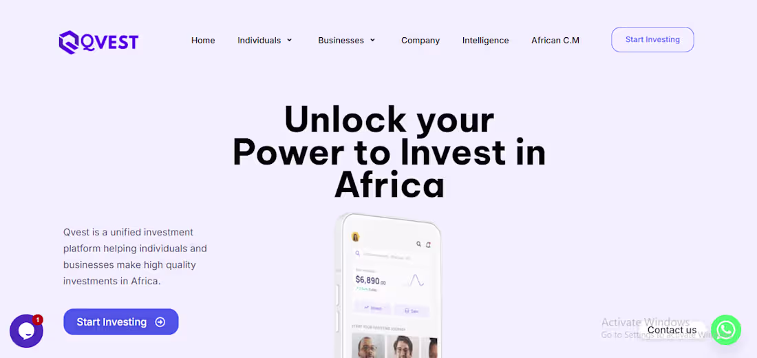 Cover image for Qvest Website Development