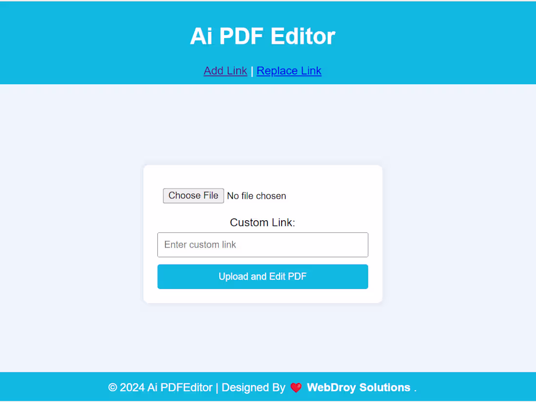 Cover image for Ai PDF Editor