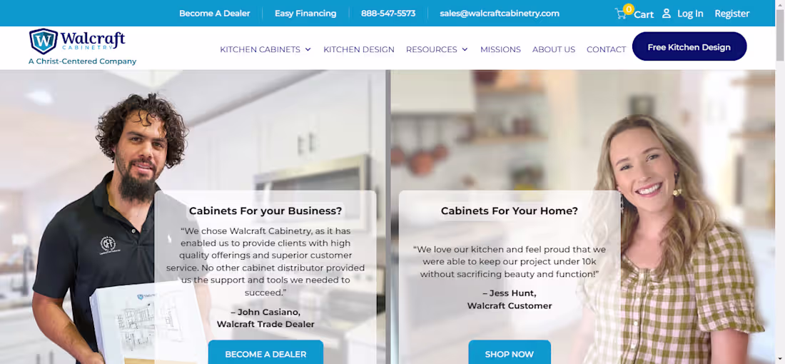 Cover image for Walcraft Cabinetry