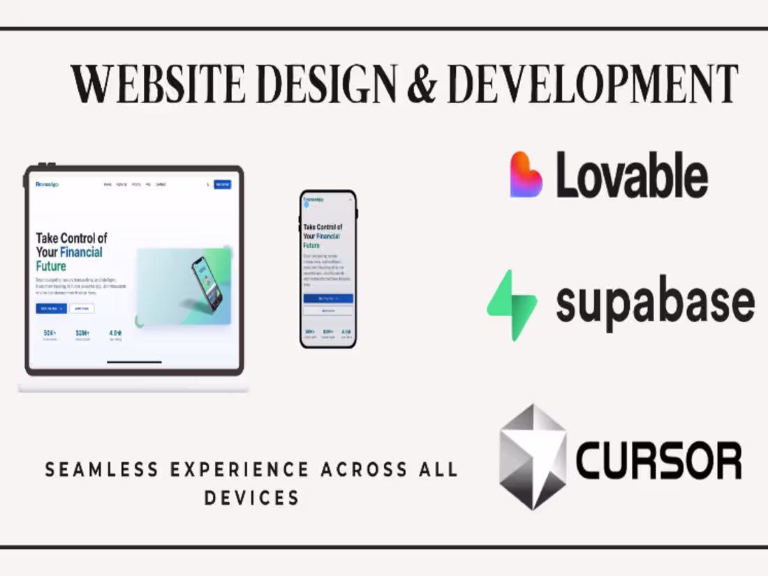 Cover image for Modern, Responsive Website Design for Startups & Businesses