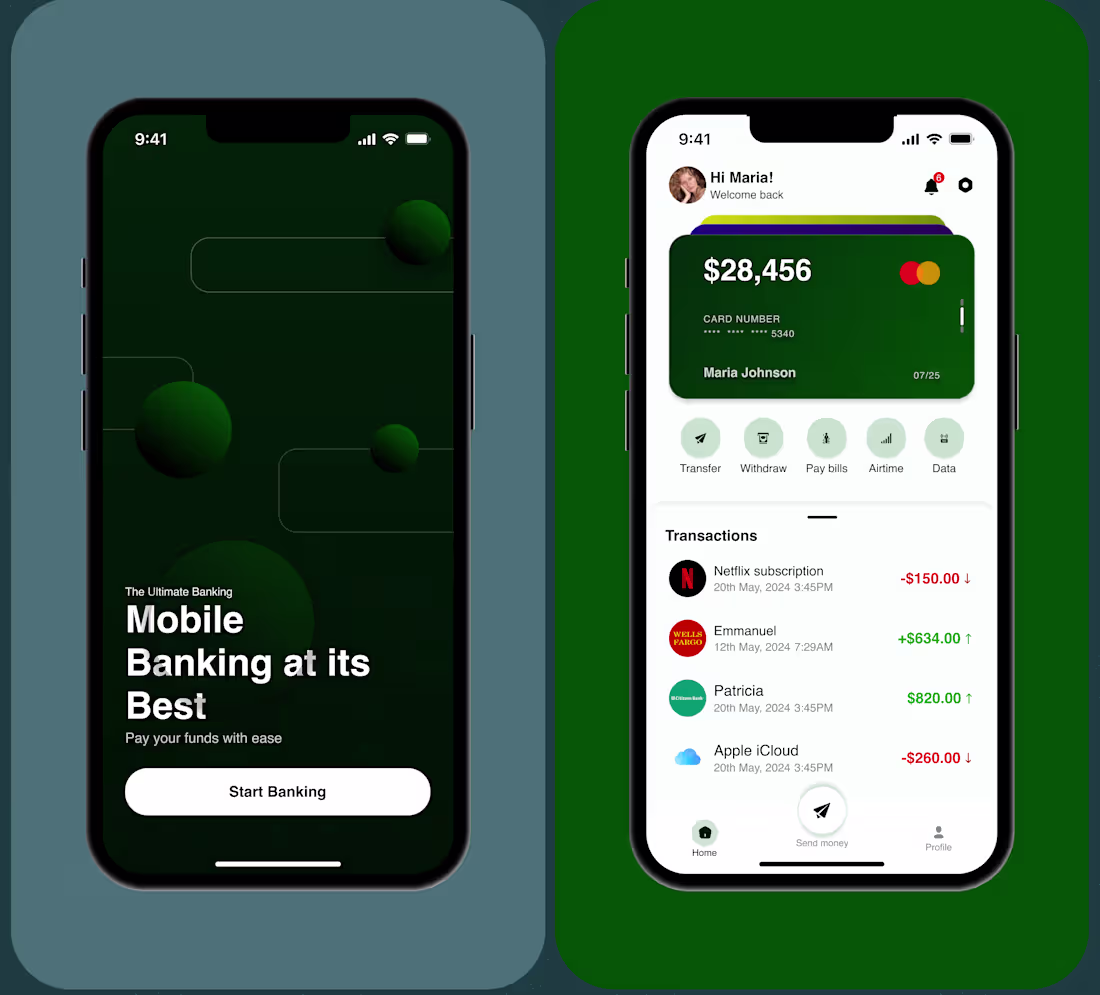 Cover image for Mobile Banking App Design 