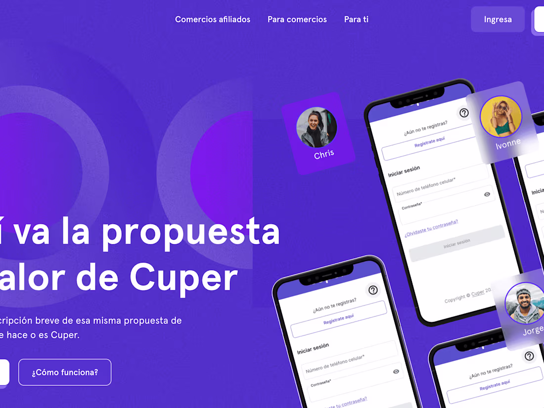 Cover image for Cuper Pay | Website