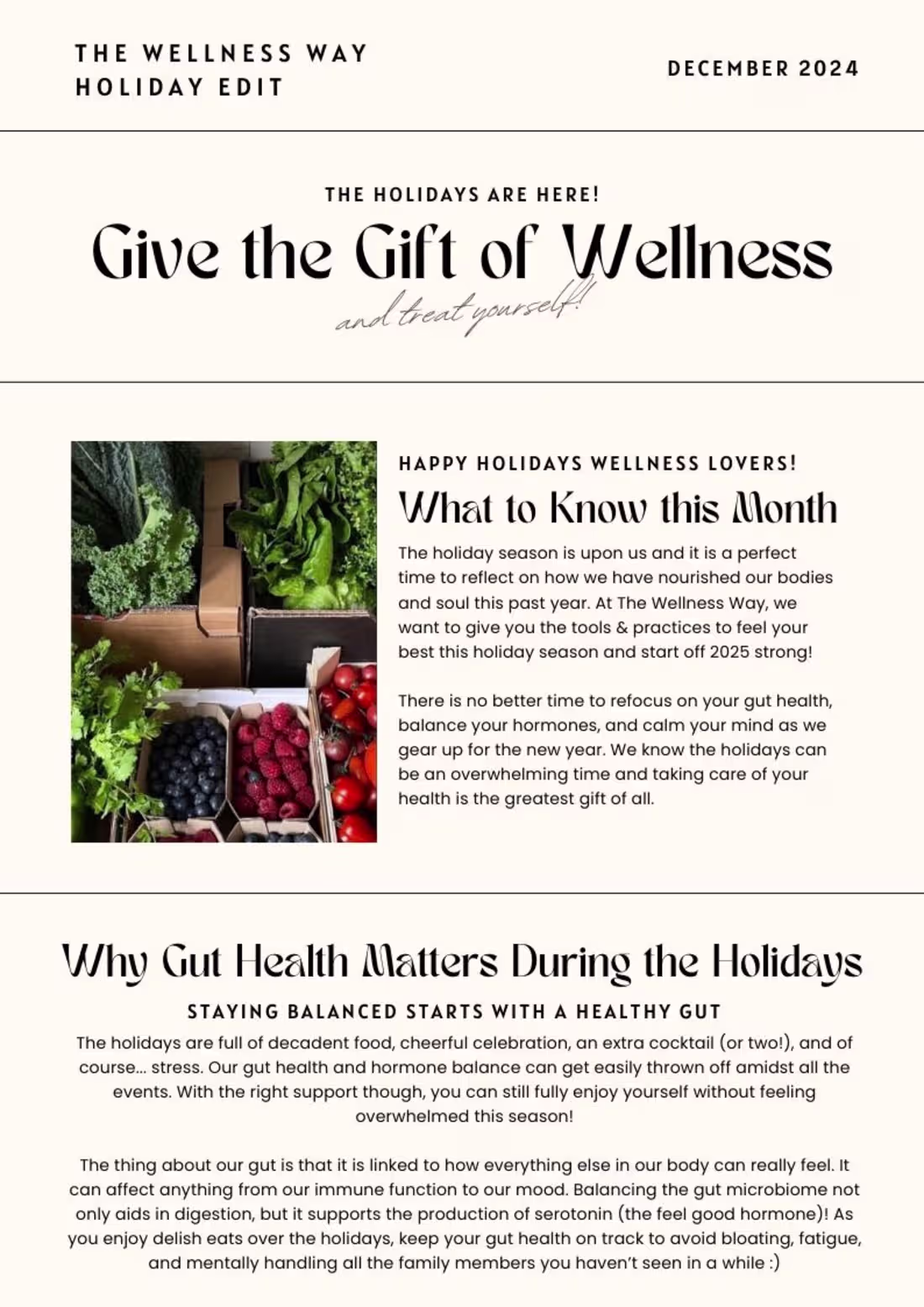 Cover image for Newsletter - Wellness Coach