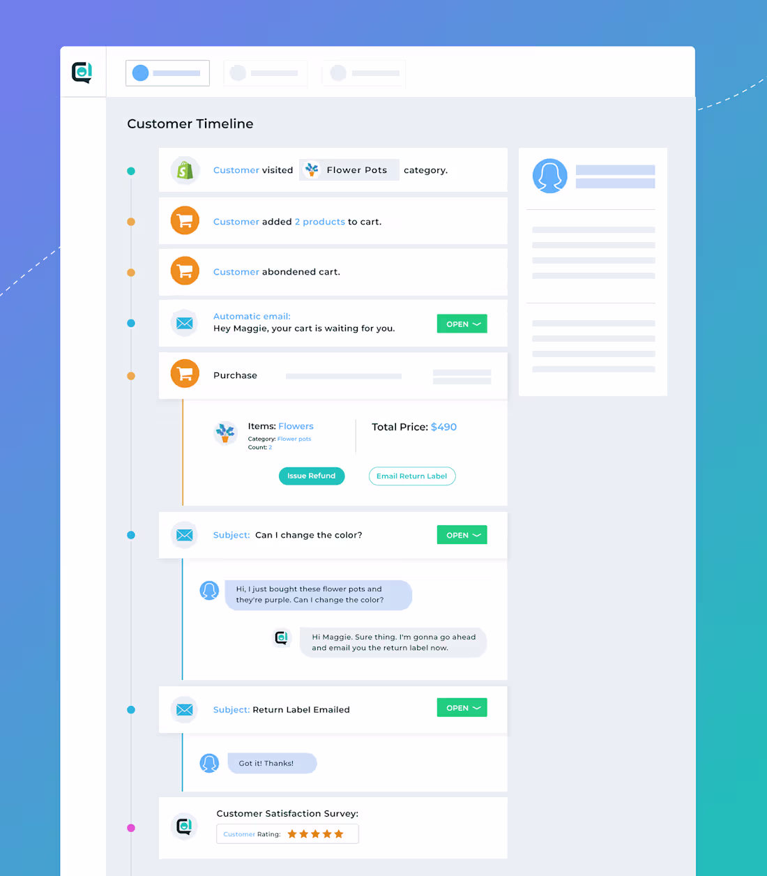 Cover image for UI animation - customer service on Behance