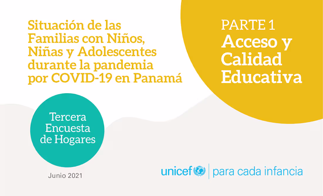 Cover image for UNICEF Encuesta Hogares 3