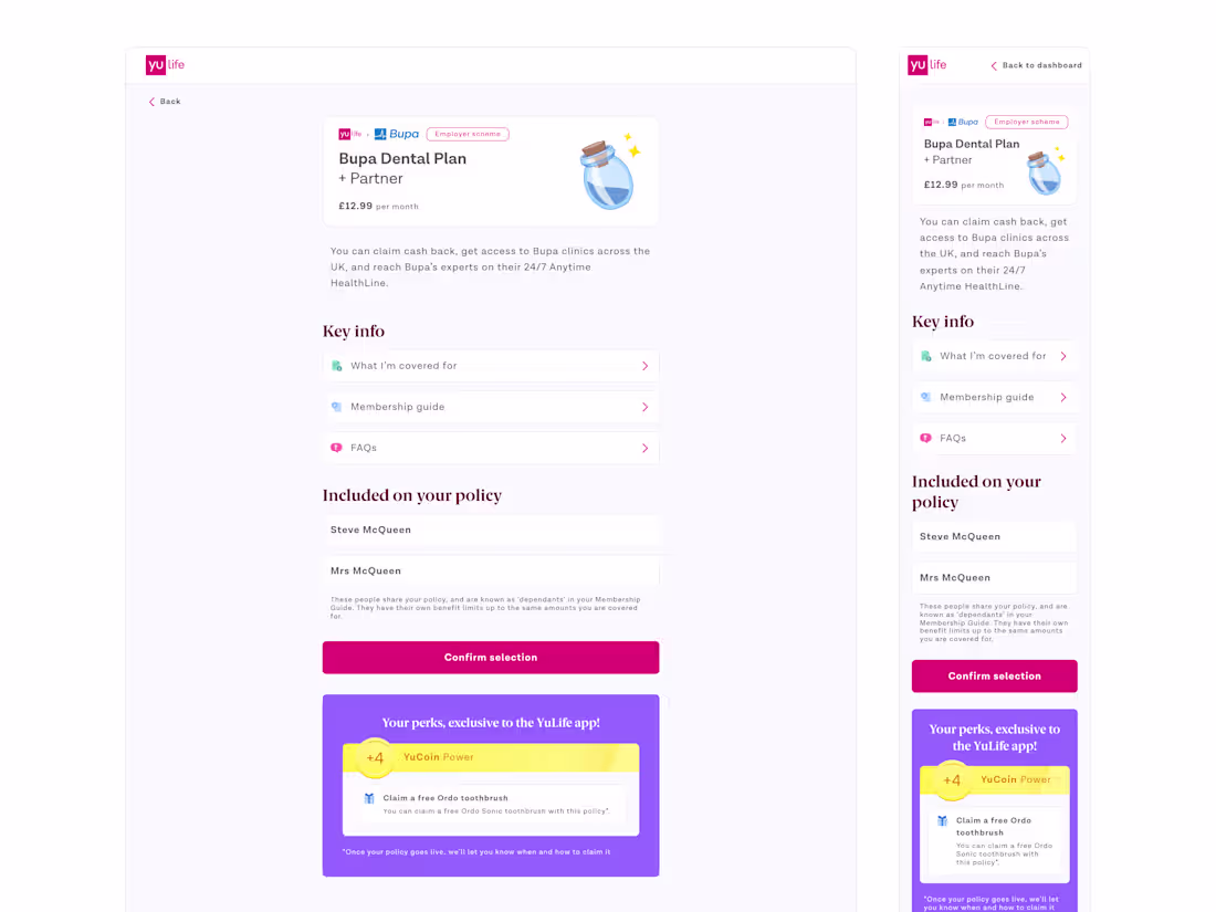 Cover image for More work - this time, the confirmation screen (desktop/mobi...