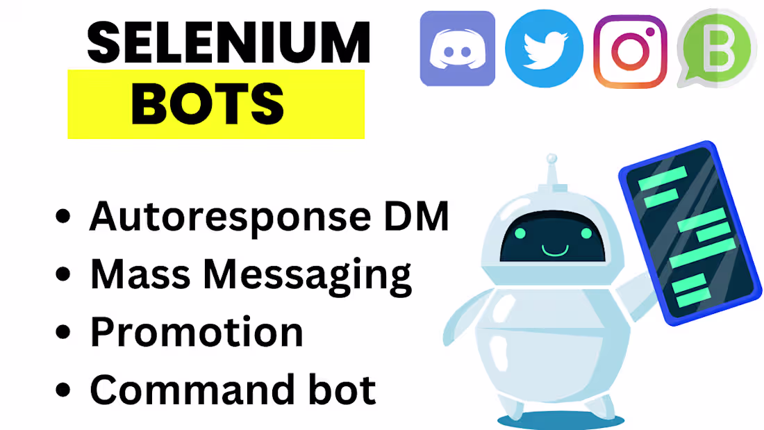 Cover image for Bot Development and Automation