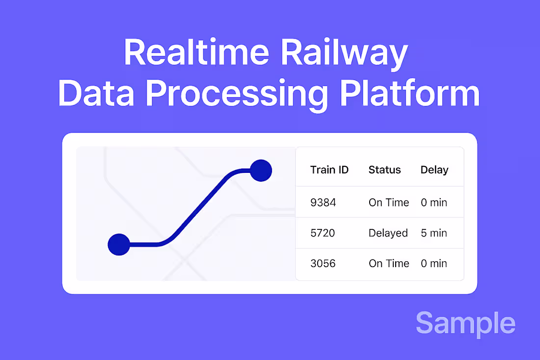 Cover image for Realtime railway data processing platform