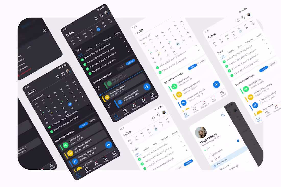 Cover image for Collab App UI/UX Design on Behance