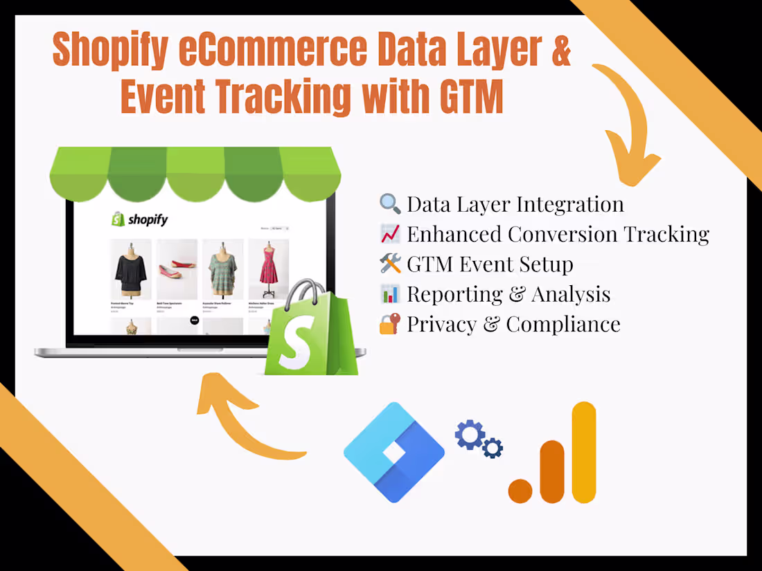 Cover image for 🛍️ Shopify eCommerce Data Layer & Event Tracking with GTM 📊