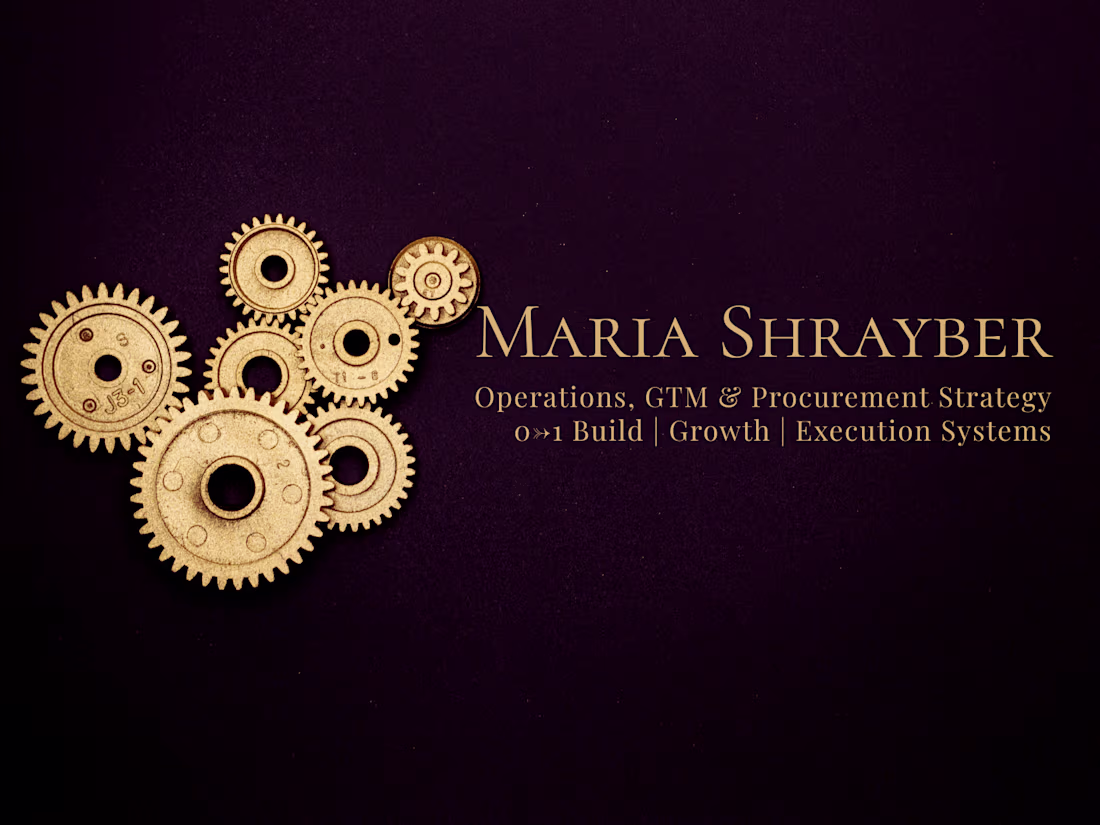 Cover image for Operations & procurement strategist specializing