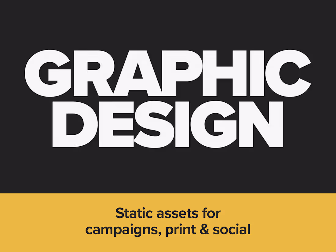 Cover image for Campaign-ready design for digital, motion & print