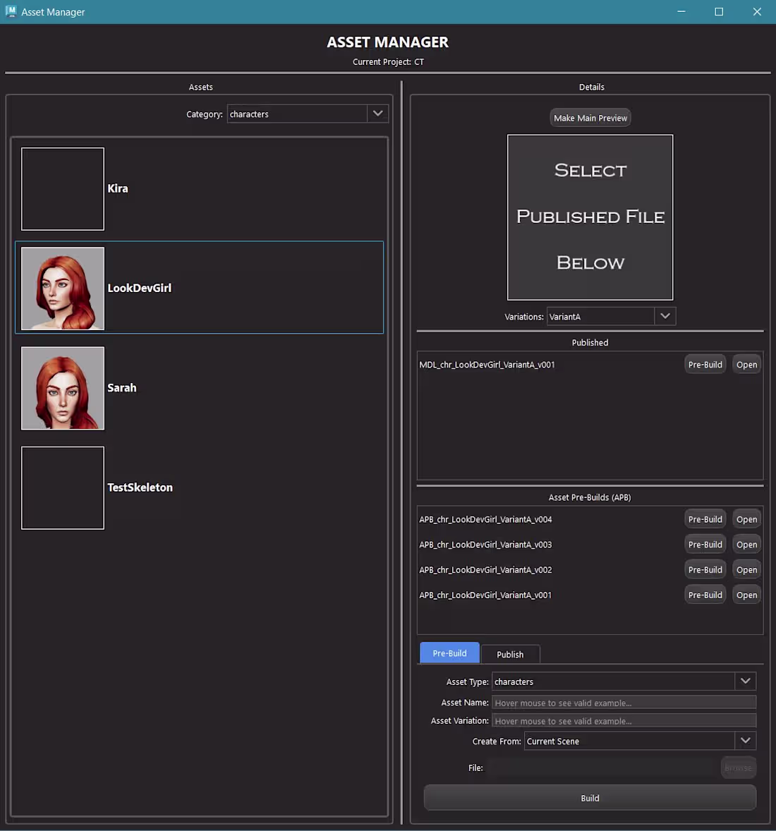 Cover image for Maya Asset Manager