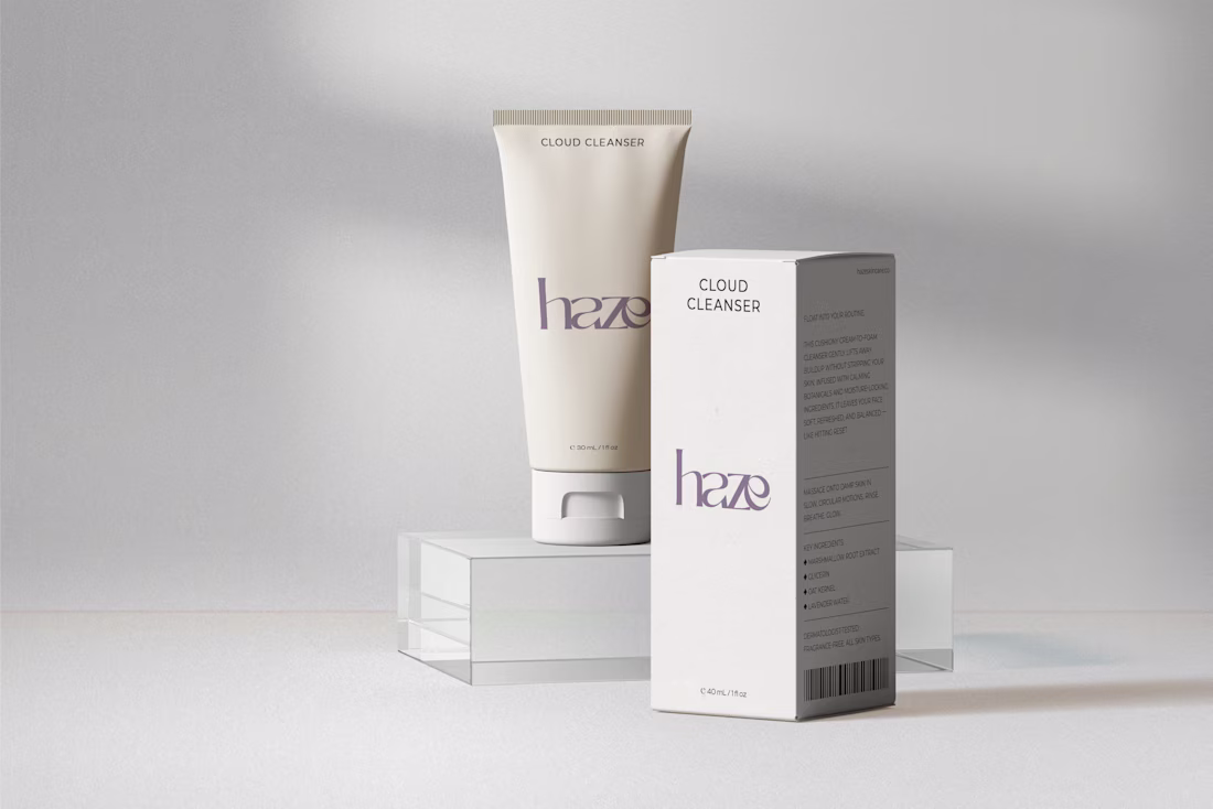 Cover image for Visual Identity Design for Haze Beauty Brand