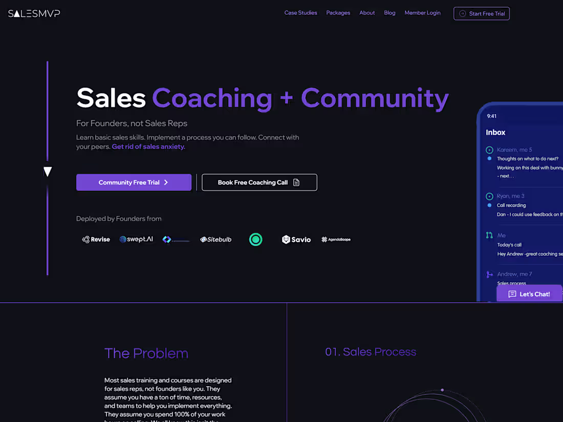 Cover image for Founder-Led Sales Process | SalesMVP Lab