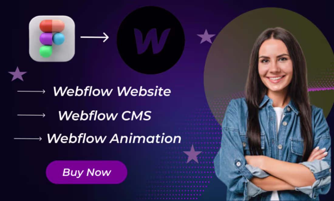 Cover image for I will design or redesign on webflow, figma to webflow, a webfl…