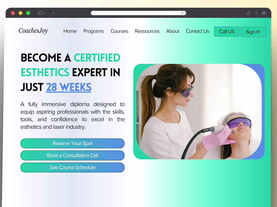 Cover image for Building a  Full Esthetic Diploma Program in Learnworlds