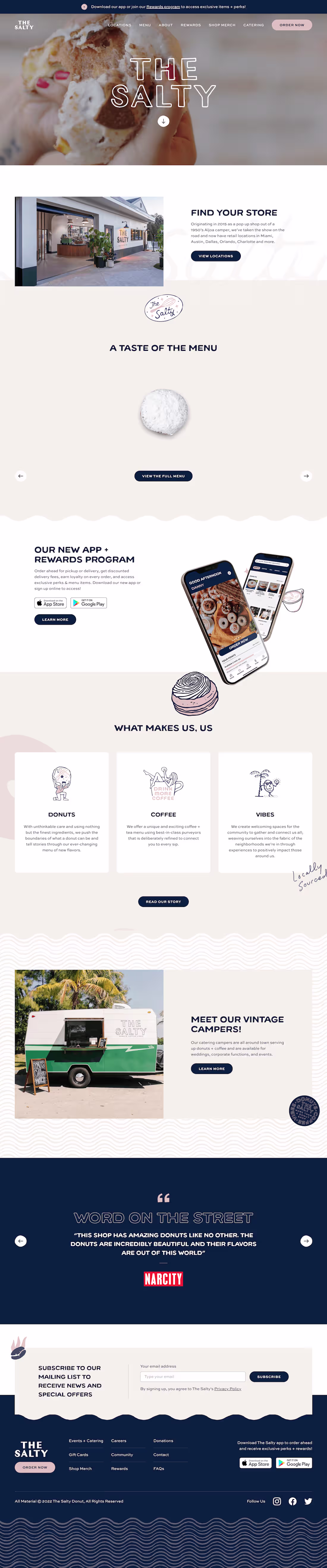 Cover image for The Salty Donut