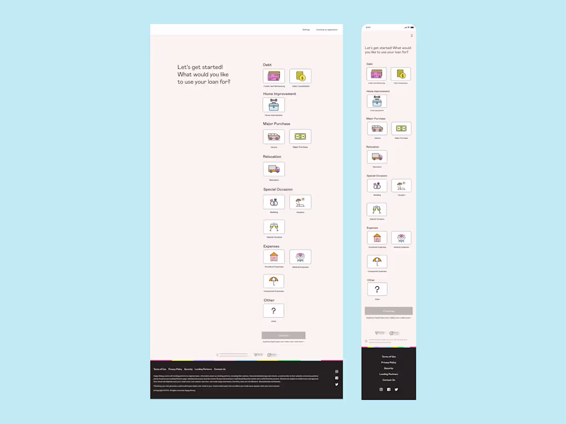 Cover image for Loan Purpose Expansion Dropdown