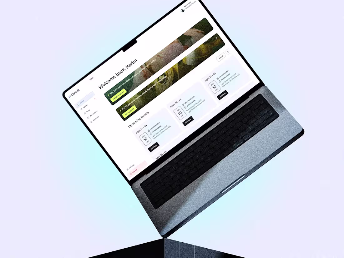 Cover image for Circuit ― Speed Dating Website & App Redesign