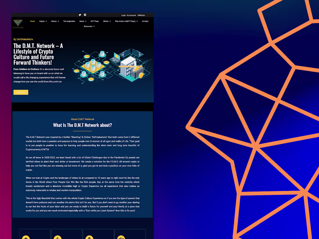 Cover image for Defi Money Team | WordPress