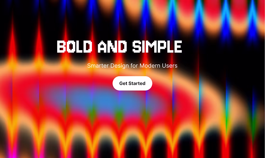Cover image for Bold visuals with a clean,
