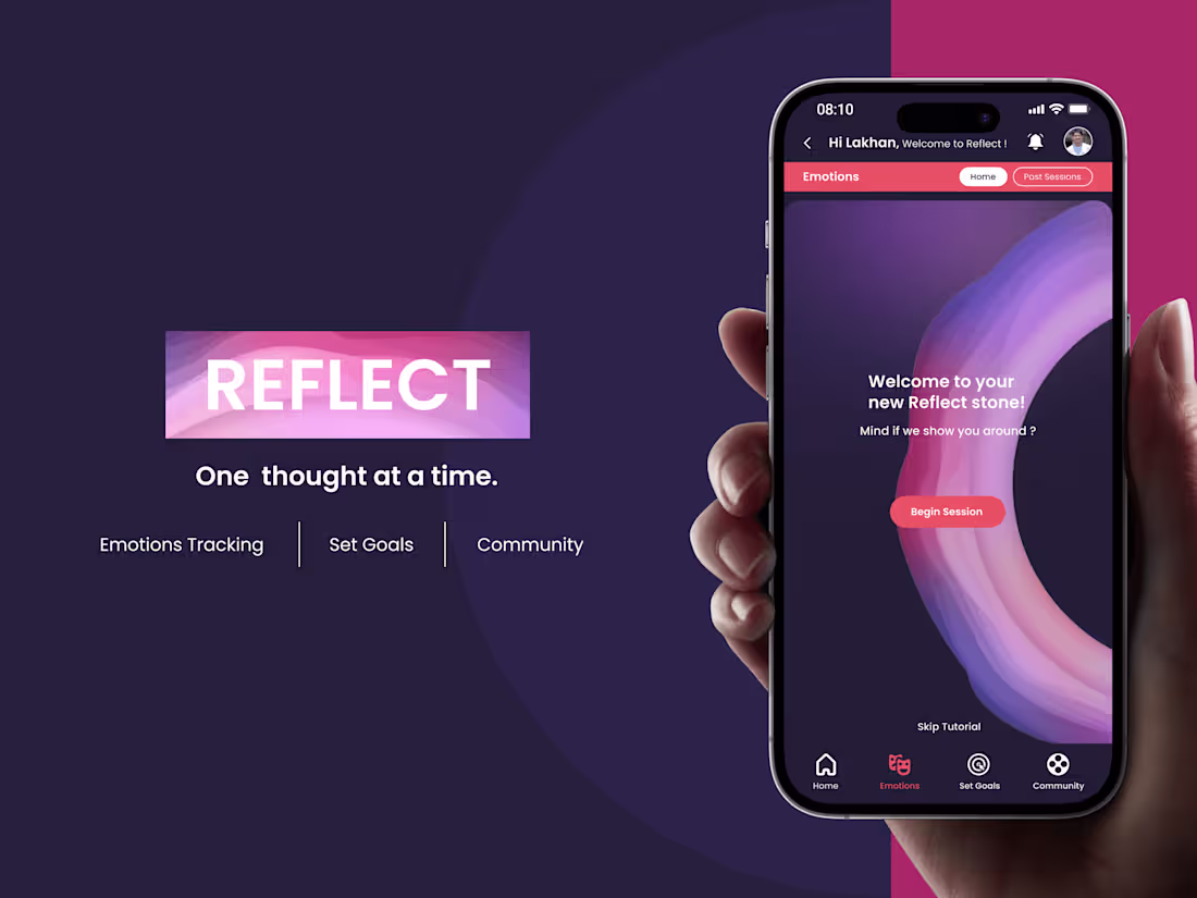 Cover image for Reflect, Mobile App