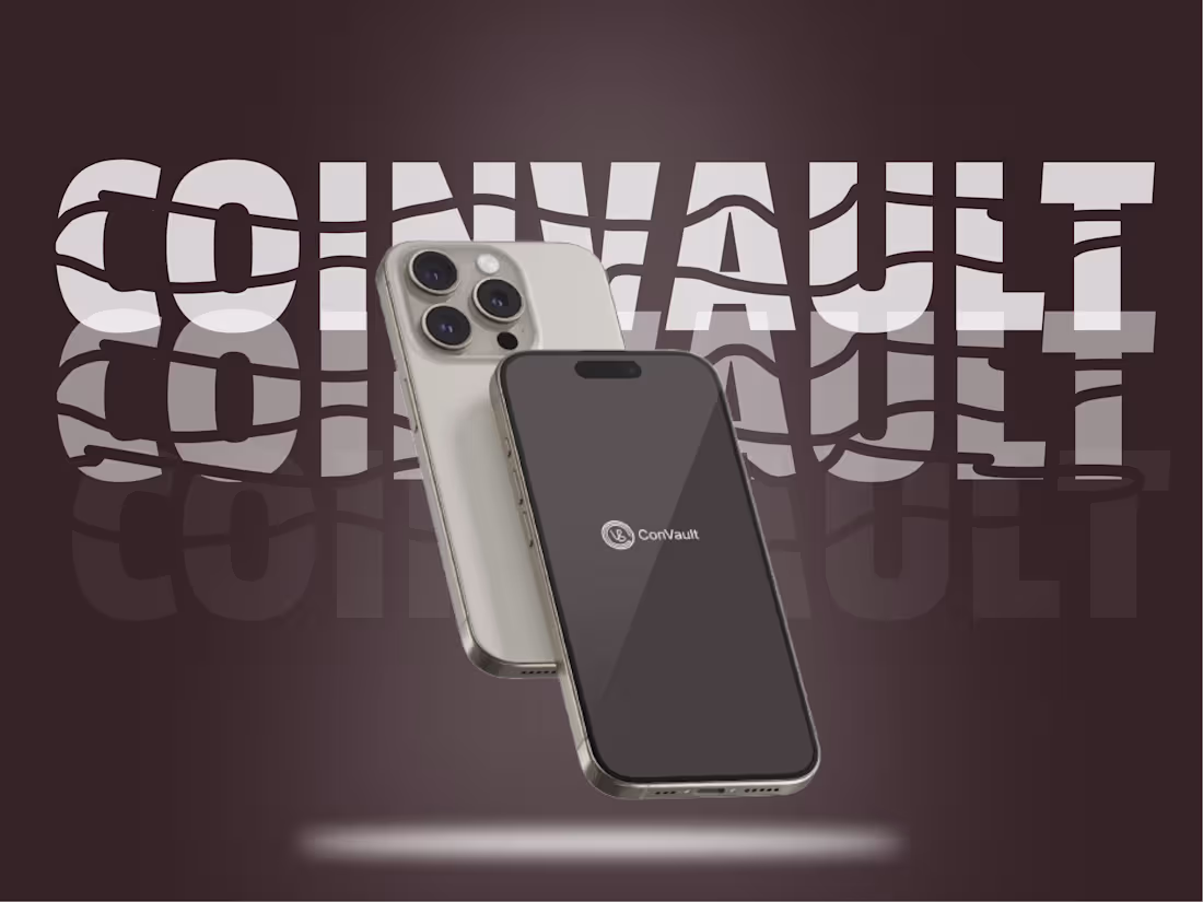 Cover image for CoinVault — Blockchain Asset & Transaction UI/UX Design