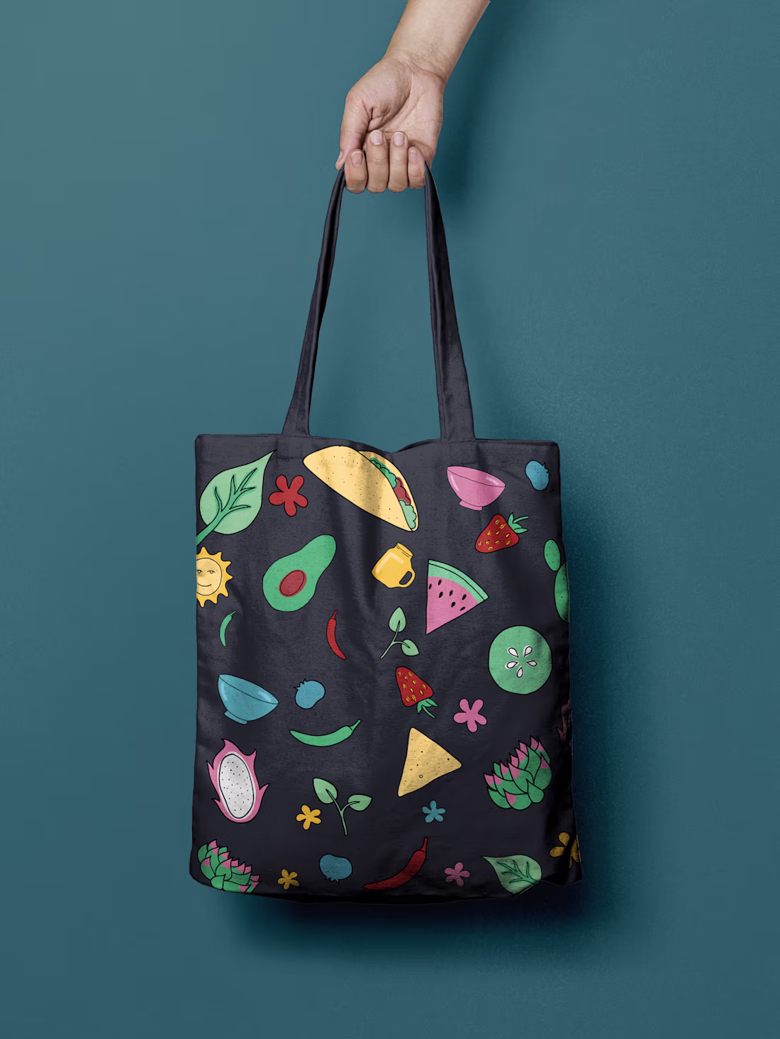 Cover image for Vegan menu design with illustrations