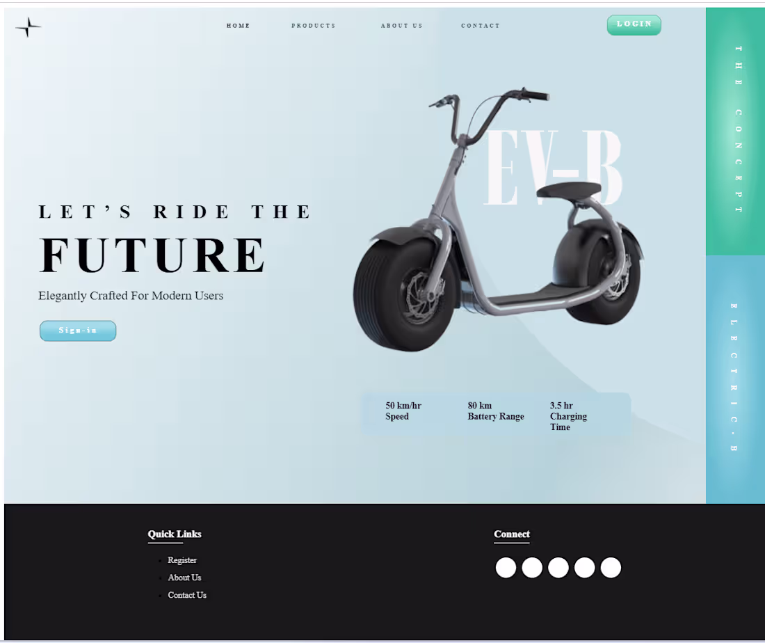 Cover image for Built EV-B, a modern electric