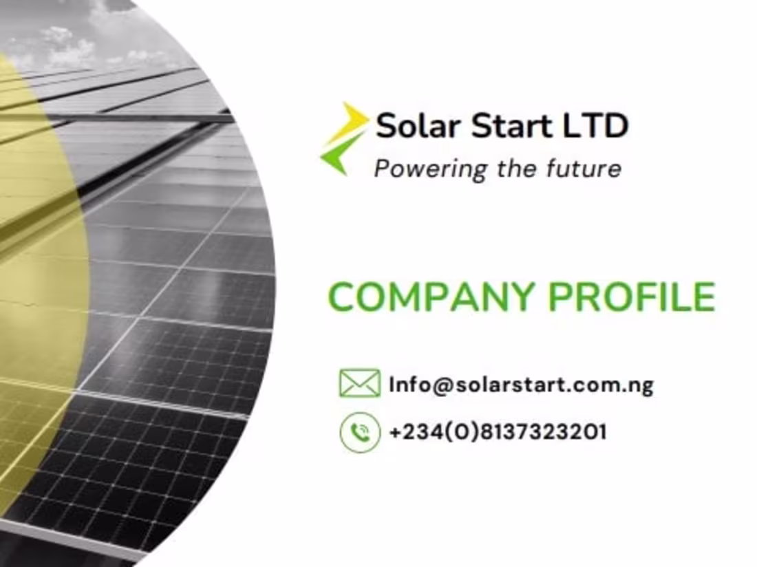 Cover image for Solar Start Pitch Deck