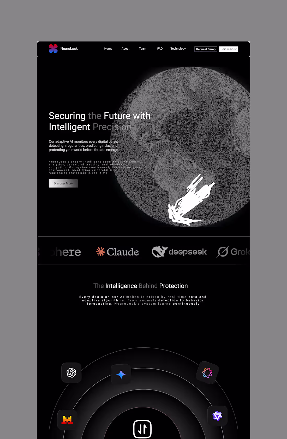 Cover image for Merging precision and imagination, this landing page explore...