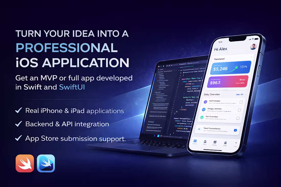 Cover image for Experienced iOS Developer (Swift /
