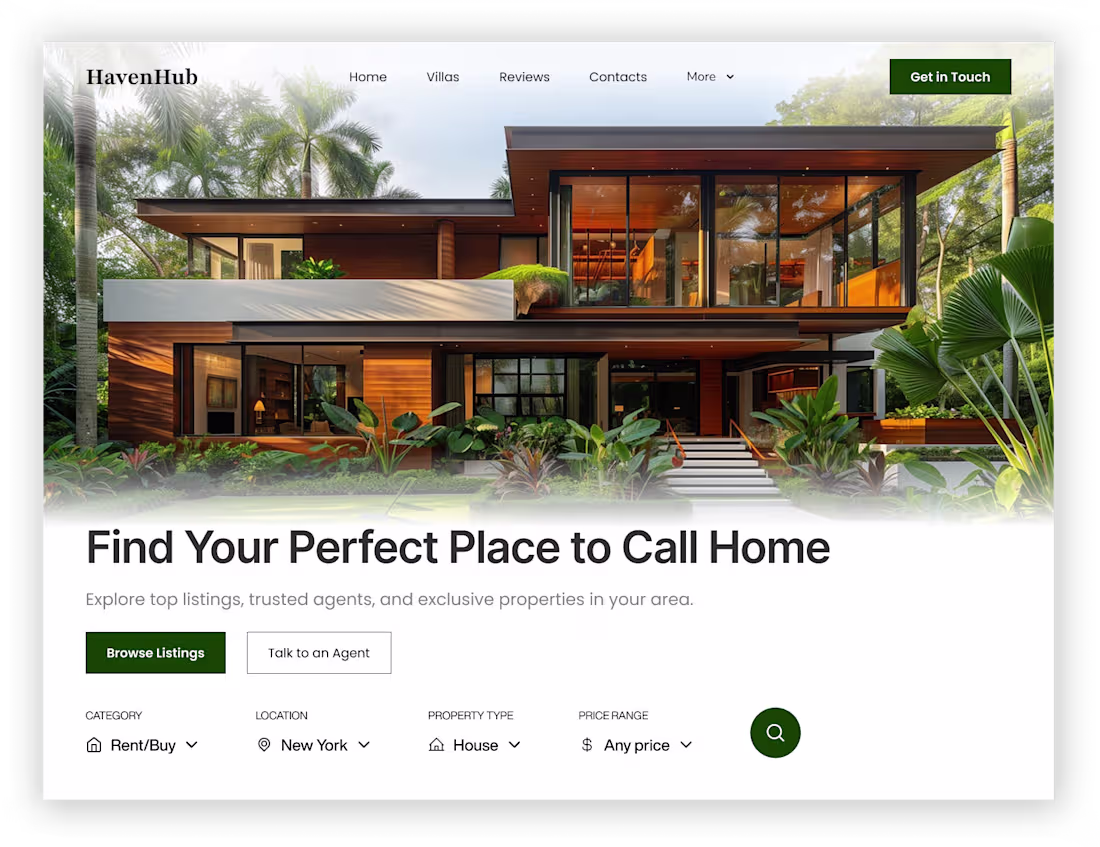 Cover image for HavenHub - Find Your Perfect Place to Call Home