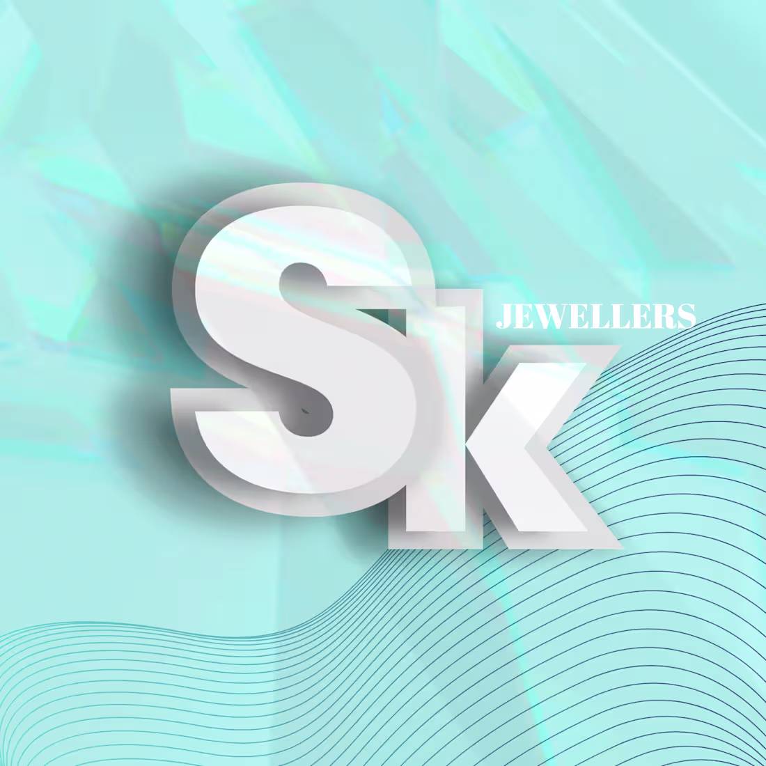 Cover image for A modern and elegant logo featuring bold “SK” initials with ...
