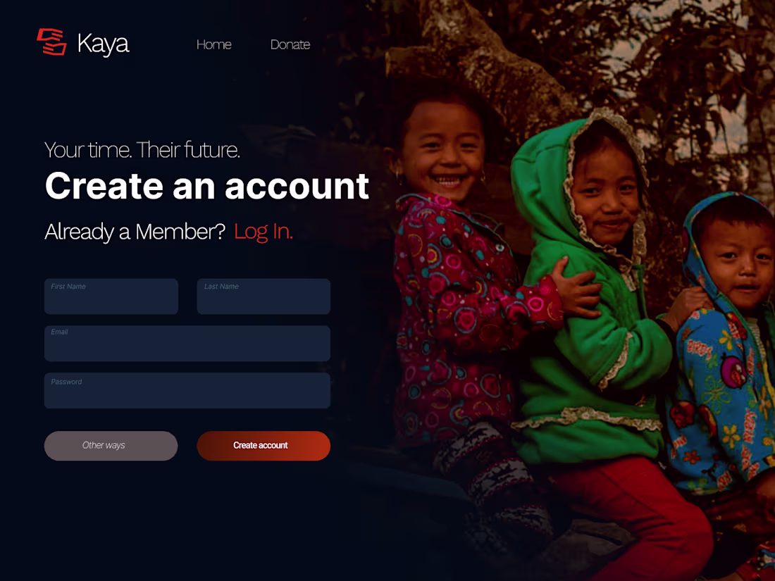Cover image for Kaya: A Volunteering Website